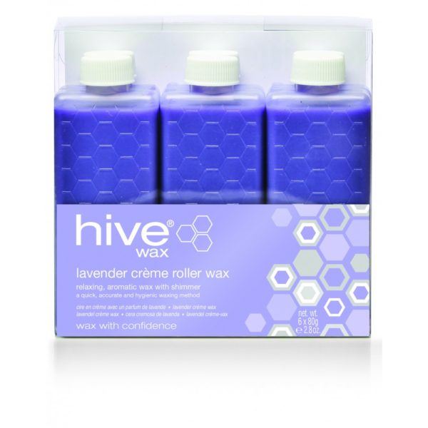 Hive Lavender Shimmer Creme Roller Wax Cartridge - 80g (6)