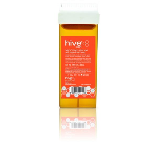 Hive Warm Honey Wax 100g Roller Cartridge with Fixed Large Head