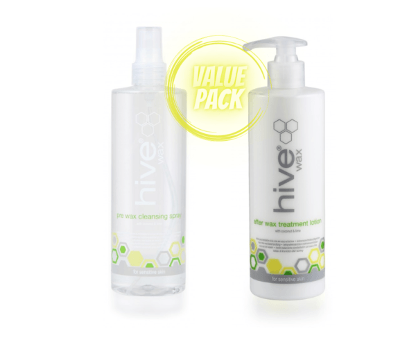 Hive Coconut & Lime Before & After Waxing Products