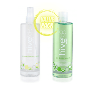 Hive Coconut & Lime Before & After Waxing Products Value Pack 3