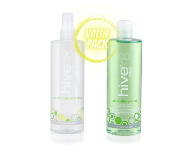 Hive Coconut & Lime Before & After Waxing Products Value Pack 3
