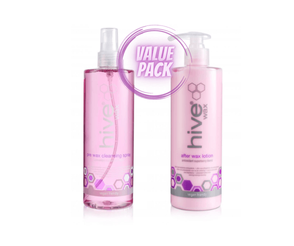 Hive Superberry Blend Before & After Waxing Products Value Pack