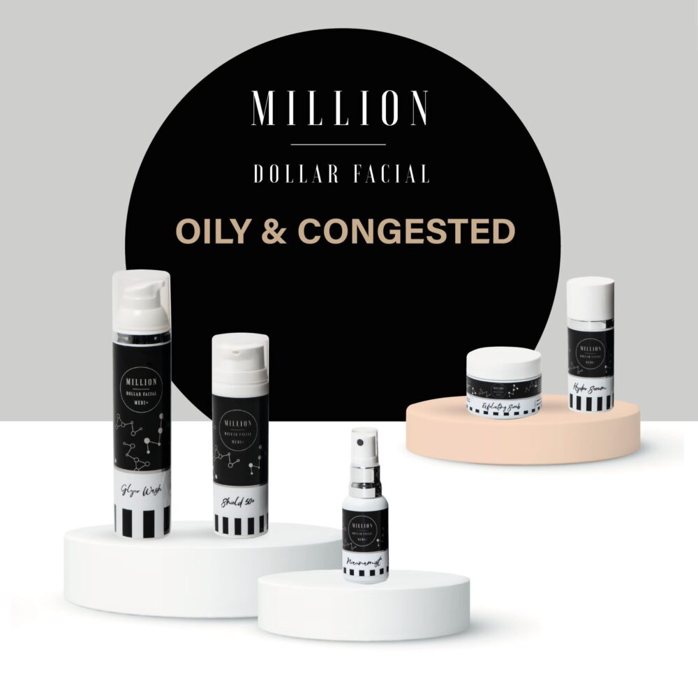 million dollar skincare Oily & Congested – Medi+ Skincare